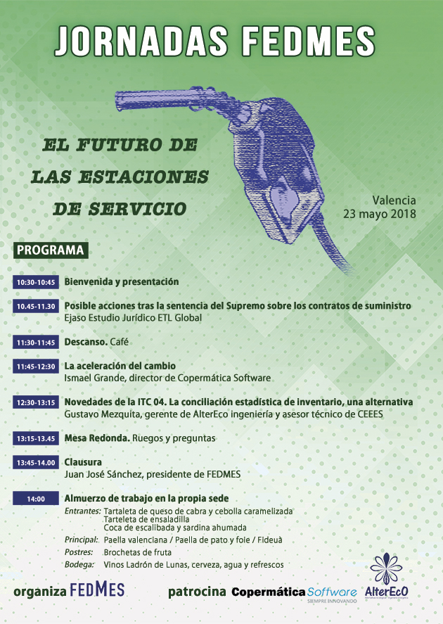 Programa de las jornadas del 18 de mayo